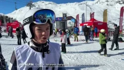 Les jeunes champions du ski français réunis aux Menuires
