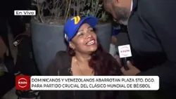 Dominicanos y venezolanos abarrotan el malecón para disfrutar el partido RD vs Venezuela