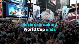 Record-breaking World Cup ends