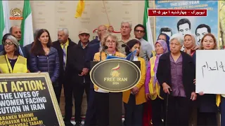 Political prisoners supporting the resistance; major Iranian protest in New York coinciding with ...
