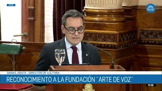 DANIEL ABATE - RECONOCIMIENTO A LA FUNDACIÓN ARTE CON VOZ 18-09-26