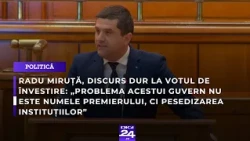 Radu Miruță: „Problema acestui guvern nu este numele premierului, ci pesedizarea instituțiilor”