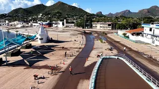 Así Se Ve Sonora Hoy Luego del Impacto de Polo: Realizan Labores de Limpieza