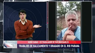 RADAR NEA MAQUINAS PARA BALIZAMIENTO Y DRAGADO DEL RIO PARANA GUIDO SABAO, EX VIAS NAVEGABLES