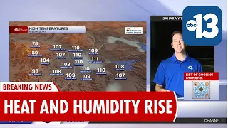 Extreme Heat Warning Remains with Spotty Storms Starting Friday
