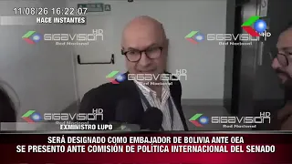 WILL BE APPOINTED AS BOLIVIA'S AMBASSADOR TO THE OAS, APPEARED BEFORE THE POLICY COMMISSION