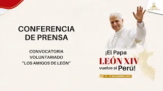 Conferencia de Prensa - Convocatoria Voluntariado "Los Amigos de León"