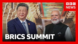 Putin and Xi among leaders meeting Modi at Brics summit | BBC News