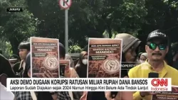 Aksi Demo Dugaan Korupsi Ratusan Miliar Rupiah Dana Bansos