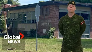 Ontario synagogue shooting suspect dies in hospital