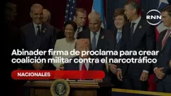 Abinader firma de proclama para crear coalición militar contra el narcotráfico