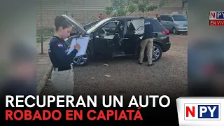 Stolen car from Capiatá recovered