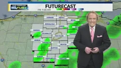 Showers gusty winds and falling temperatures