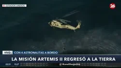 ? ÚLTIMO MOMENTO | Rescate en helicóptero de la tripulación de Artemis II con éxito