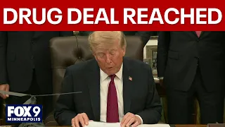 Trump inks deals for lower prices with 9 midsized drugmakers