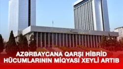 “XARİCİ AKTORLARIN AZƏRBAYCANA QARŞI HİBRİD HÜCUMLARININ MİQYASI XEYLİ ARTIB”