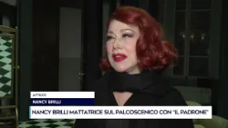 NANCY BRILLI MATTATRICE SUL PALCOSCENICO CON ''IL PADRONE''