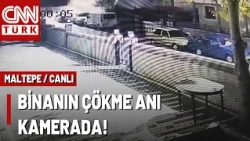 İşte O Görüntüler: Maltepe’de 7 Katlı Binanın 3 Katı Böyle Çöktü!