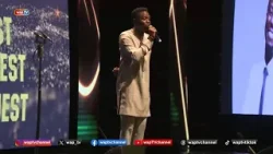 Damola entertains the audience at the Nigeria Comedy Awards 2023 - Maiden Edition