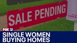 More single women purchasing homes