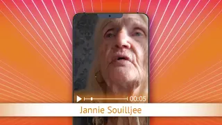 TV Oranje app video message - Jannie Souilljee