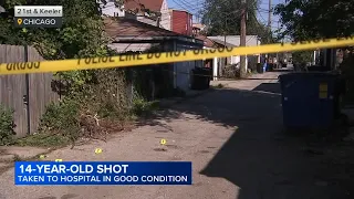 14-year-old boy shot in alley on West Side, Chicago police say