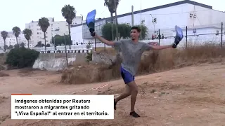 Miles de migrantes escalan la valla fronteriza entre Marruecos y el enclave de Ceuta | #Reuters