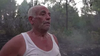 Zjarri pushtoi Krujën/Reuters në qytetin historik:Banorët luftojnë kundër flakve me mjete rrethanore