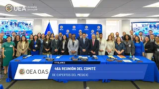 OEA News: 46a Reunión del Comité de Expertos del MESICIC. 14 de septiembre de 2026.