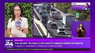 O familie de români din Italia a condus 100 de km cu fiul decedat în mașină, crezând că doarme