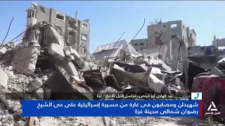 عبد الهادى أبو قينص : شهيدان وعشرة مصابين فى غارات إسرائيلية على عدة مناطق فى غزة