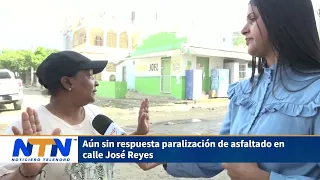 Still no response: Asphalting work stalled on Jose Reyes Street