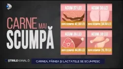 Stirile Kanal D - Carnea, painea si lactatele se scumpesc! | Editie de seara