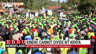 DCP Leader Says Mt Kenya Region Cannot Be Divided, Rules Out Kindiki’s Influence.#ebrunews