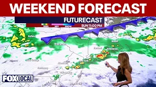 NYC weather forecast: Humidity returns with pop-up showers heading into Sunday