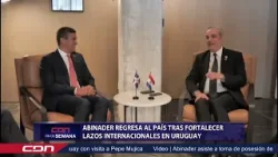 Abinader regresa al país tras fortalecer lazos internacionales en Uruguay