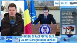 Nicușor Dan, invitat de Donald Trump în Consiliul de Pace pentru Gaza și Ucraina