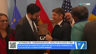 GOVERNOR AXEL KICILLOF'S ACTIVITIES IN NEW YORK