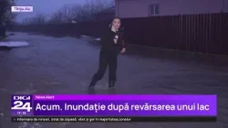 Inundații la Târgu Jiu în urma revărsării unui lac Inundații la Târgu Jiu în urma revărsării unui lac