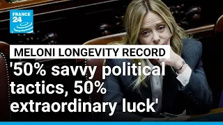 '50% savvy political tactics, 50% extraordinarily good luck' - the formula to Meloni's success?