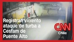 Turba destruye Cesfam en protesta por desalojo de toma en Puente Alto