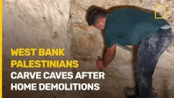West Bank Palestinians carve caves after home demolitions
