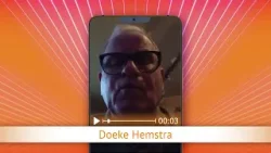TV Oranje app videoboodschap - Doeke Hemstra