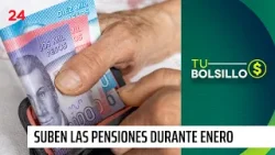 Pensión de más de un millón de personas aumentó en enero | 24 Horas TVN Chile