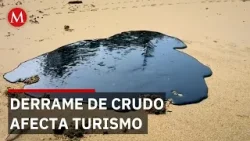 Derrame de crudo en Veracruz afecta turismo y pesca en el Golfo de México