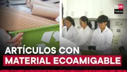 Jóvenes peruanos crean biocuero sostenible a partir de residuos