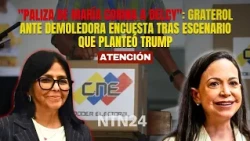 "MARIA CORINA'S BEATING OF DELCY": Graterol reacts to DEVASTATING POLL after Trump's scenario