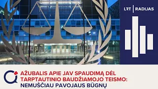 Ažubalis apie JAV spaudimą dėl Tarptautinio baudžiamojo teismo: nemuščiau pavojaus būgnų