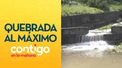 "ESTÁ A SU MÁXIMA CAPACIDAD": La alerta por quebrada Nido de Águilas en Peñalolén - Contigo en la Ma