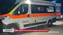 10 APRILE 2026 - TARANTO - LAMA, IMPATTO FATALE  MUORE MOTOCICLISTA